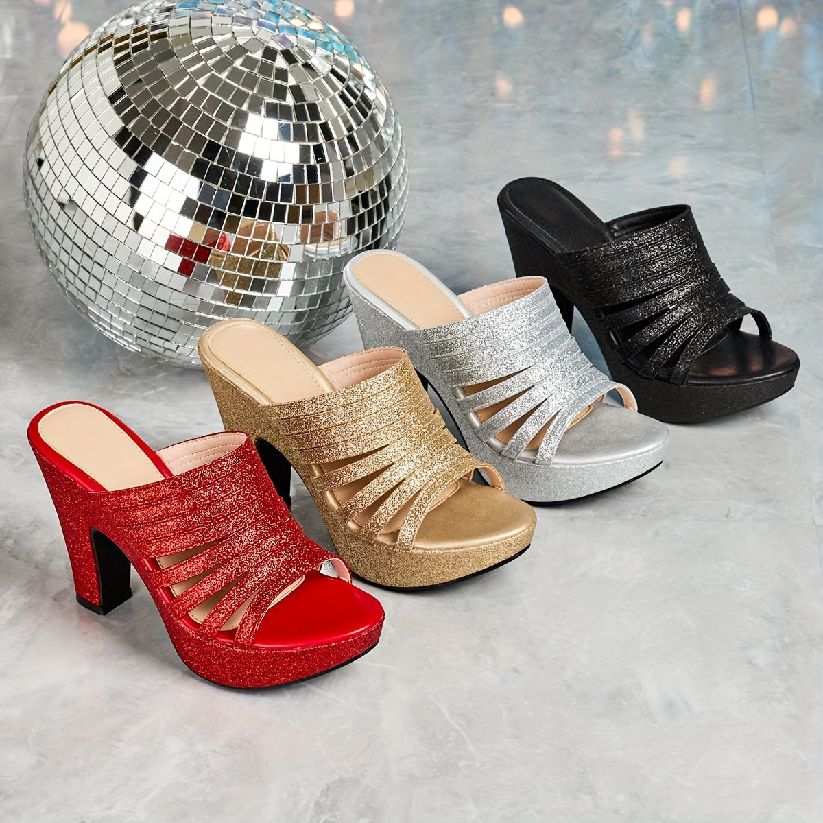 Elegant High-Heeled Sandals for Women, Comfortable And Open-Toed, Perfect for Parties, Proms, Outdoor Wear, Travel, And Any Occasion., Women Shoes