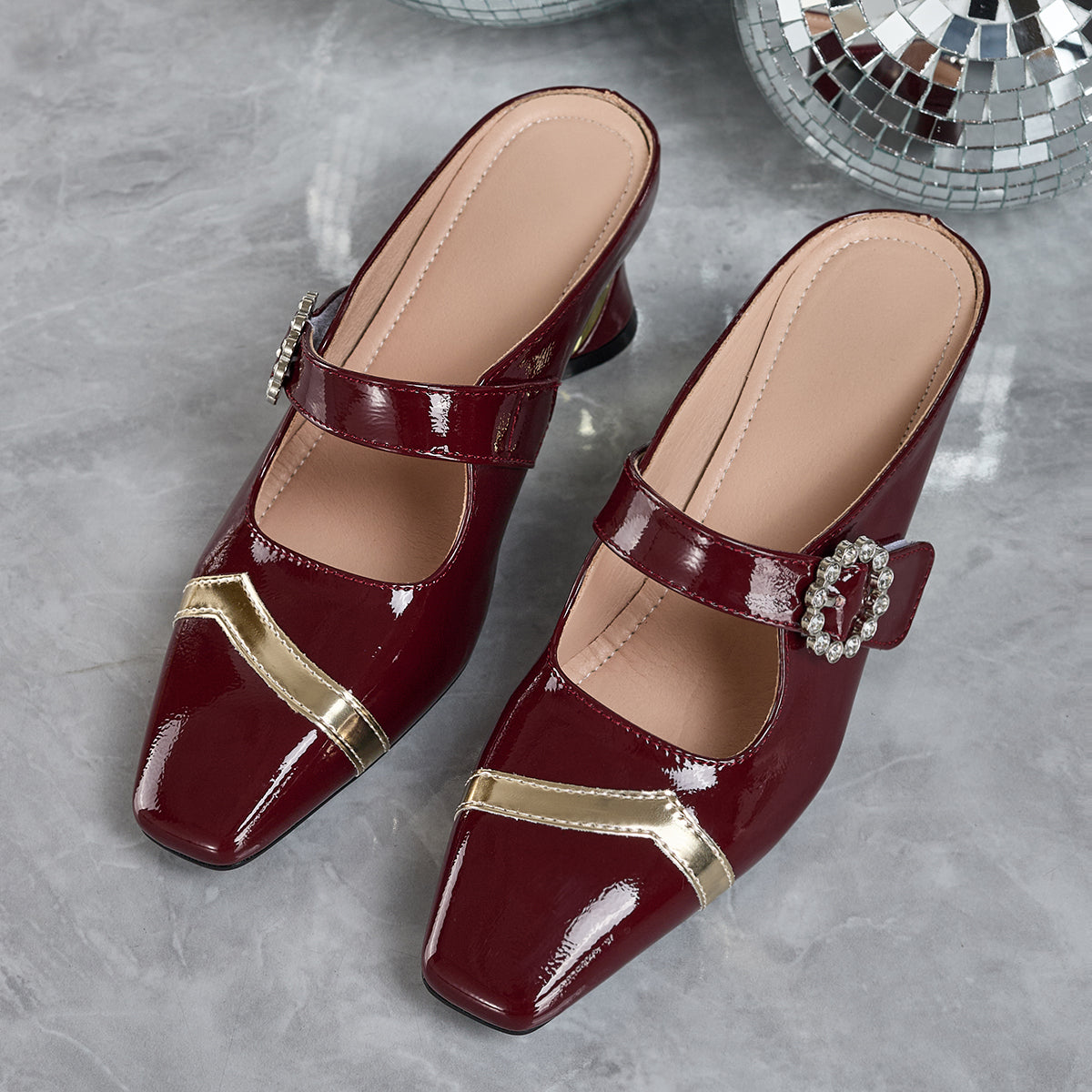 Elegant Women'S High-Heeled Sandals with Chunky Square Toes, Perfect for Weddings, Dances, Parties, And Casual Outings., Women Shoes